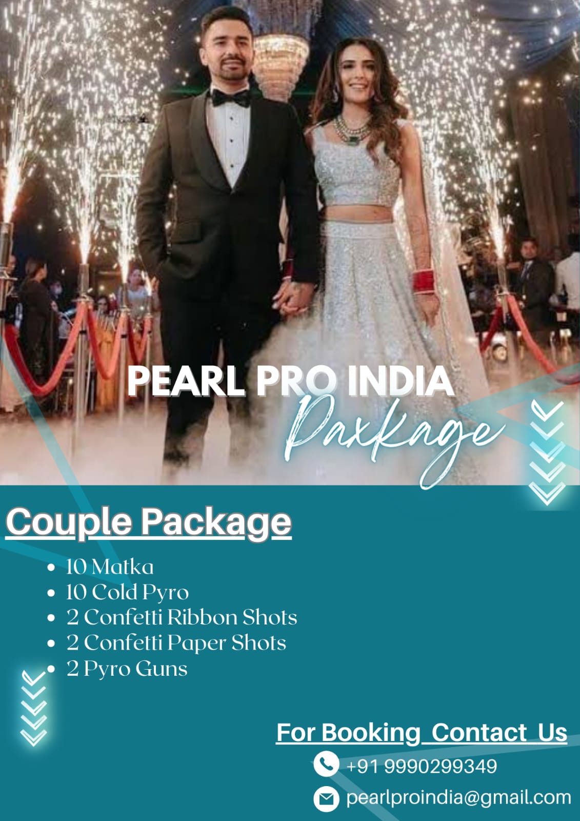 Bride Groom Entry package